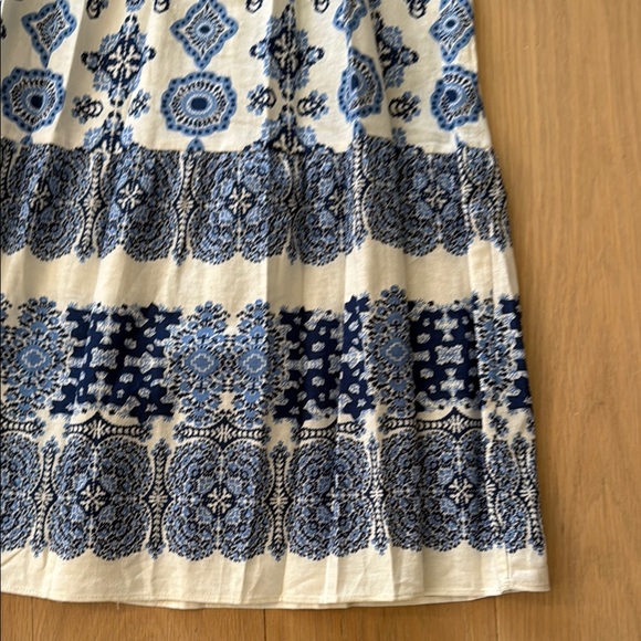 Zara Blue and White Maxi Dress - Picture 7 of 7